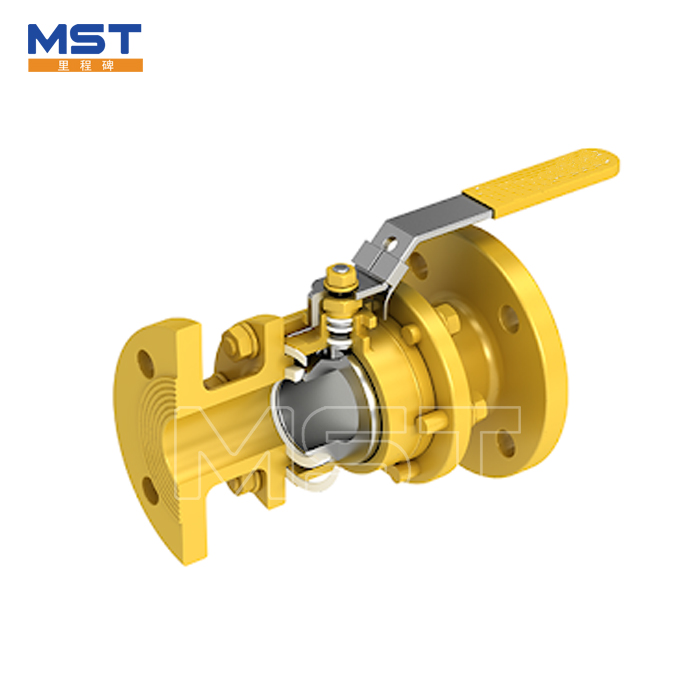 Valvola a sfera per linea gas